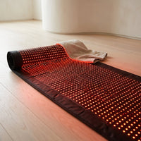 2026 Upgraded All-In-One Red Light Therapy Mat Full Body, FSA&HSA Eligible,75” X 35” Medical-Grade TPU Red Light Blanket with 2600 Dual-Wavelength Leds (660Nm Red & 850Nm NIR) for Pain Relief — Studio Shot