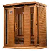 Infrared Sauna Built for Deeper Recovery, 4-Person Cedar Cabinet, Near Zero EMF Technology, Bluetooth Compatible