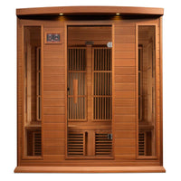 Infrared Sauna Built for Deeper Recovery, 4-Person Cedar Cabinet, Near Zero EMF Technology, Bluetooth Compatible