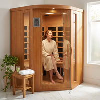 Infrared Sauna Engineered for Deeper Recovery, 4-Person Capacity, Canadian Cedar, Near Zero EMF Technology — Lifestyle