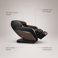 M9 3D Full Body AI Massage Chair — infographic