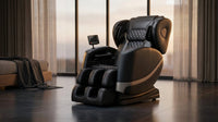 Massage Chair Full Body, Zero Gravity Massage Chair with 10 Fix Rollers, Heating, Foot Massage, Bluetooth Speaker, Touch Screen Controller, Fit Office and Home, Black — Lifestyle
